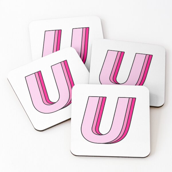 Item preview, pink U designed and sold by Amanda Kirkpatrick.