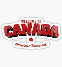 Welcome to Canada Sticker