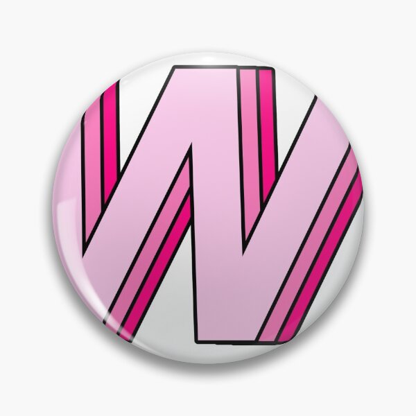 Item preview, pink W designed and sold by Amanda Kirkpatrick.