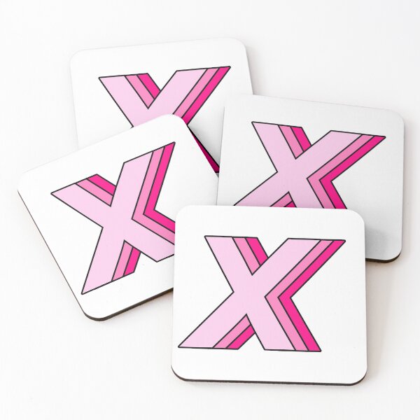 Item preview, pink X designed and sold by Amanda Kirkpatrick.
