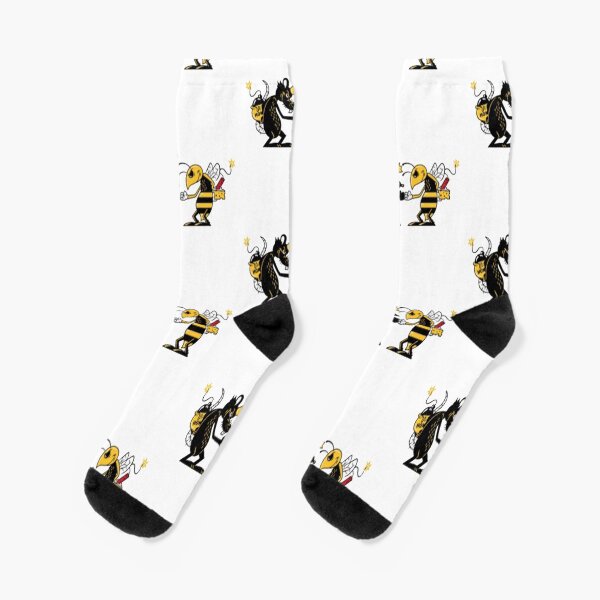 King And The Sting Bee Socks