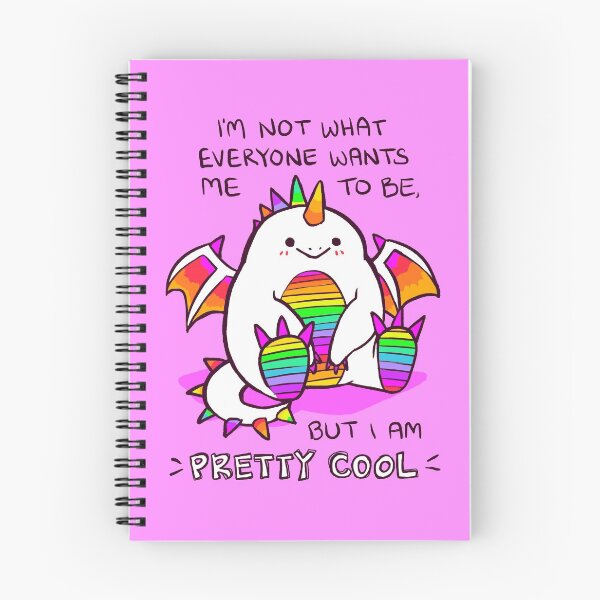 Item preview, "I AM PRETTY COOL" Rainbow Potato Dragon designed and sold by thelatestkate.