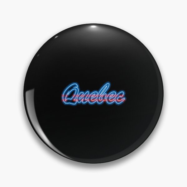 Item preview, Hockey Fan of Quebec Blue and Red in Neon designed and sold by gkillerb.