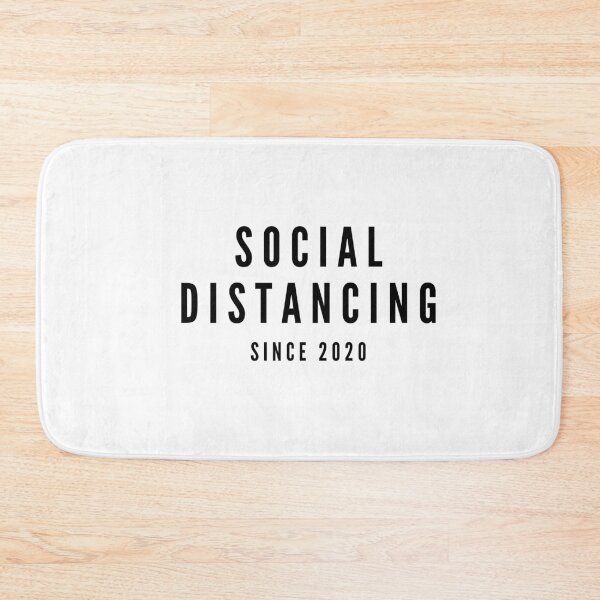 Item preview, Social Distancing Since 2020 - Typography quote designed and sold by KarolinaPaz.