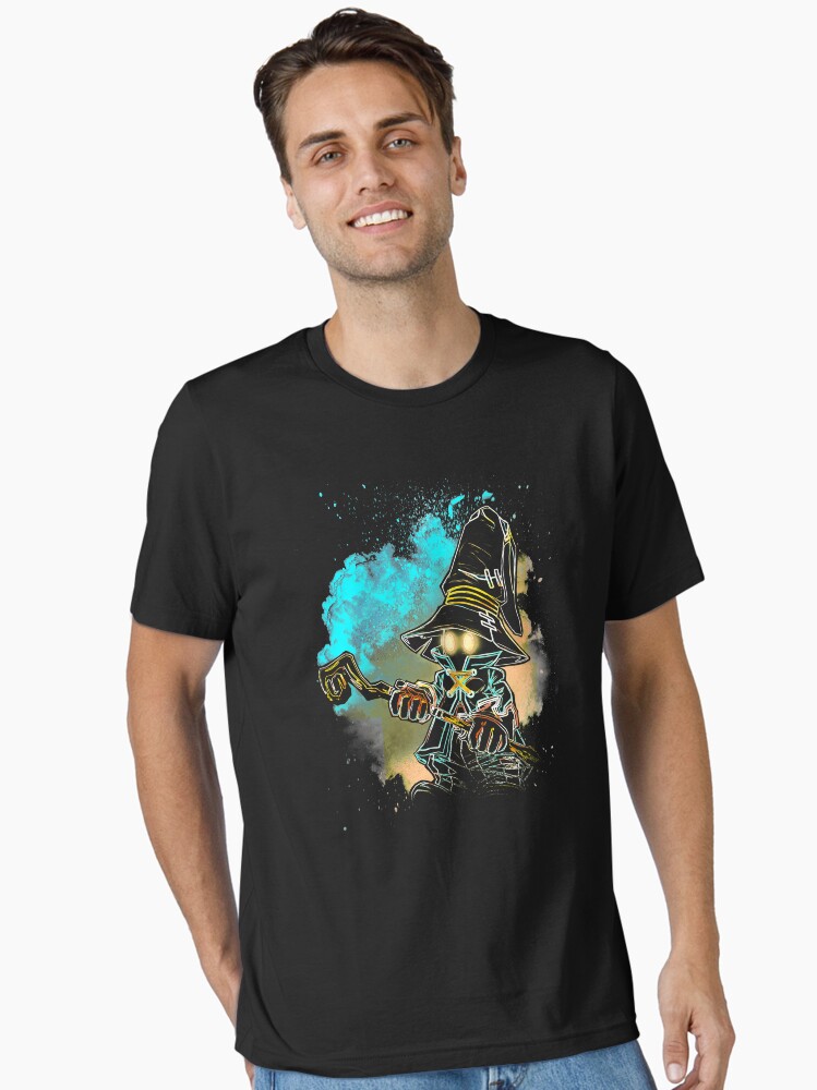 Thumbnail 2 of 7, Essential T-Shirt, Soul of the Black Mage designed and sold by DonnieArts.