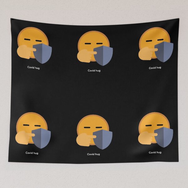 Item preview, Emoticon of the COVID-19 Hug.  designed and sold by Pelumii.