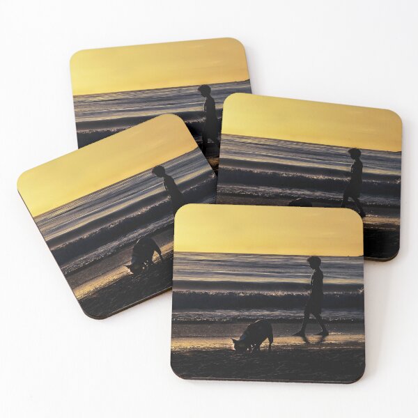 Item preview, Beach Walk at Sunset designed and sold by heatherfriedman.