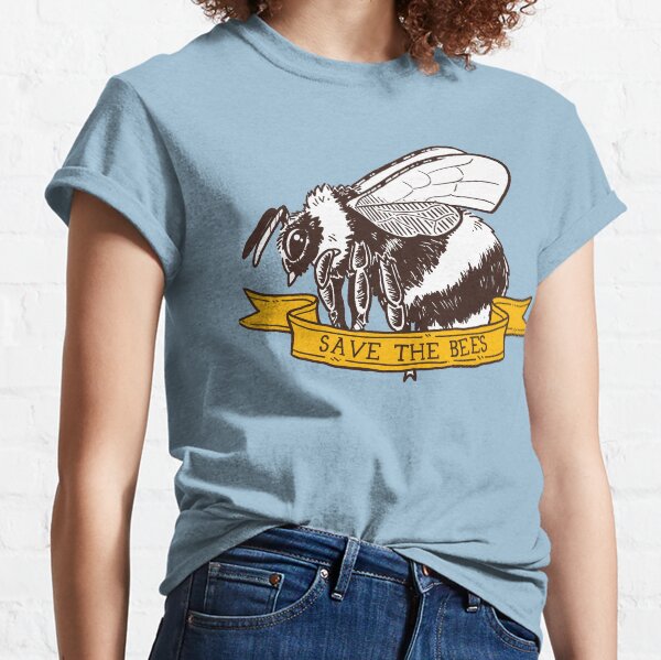 Save The Bees! (Bumble Bee - Flying) Classic T-Shirt