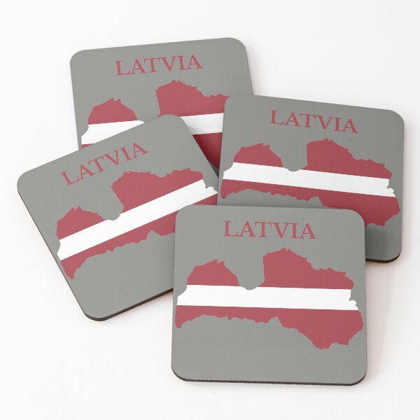 Item preview, Latvia flag map designed and sold by marosharaf.