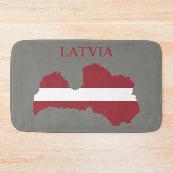 Item preview, Latvia flag map designed and sold by marosharaf.