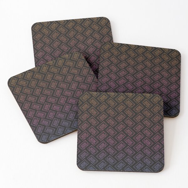 Item preview, Dark Synth Wave Cassette Pattern designed and sold by animinimal.