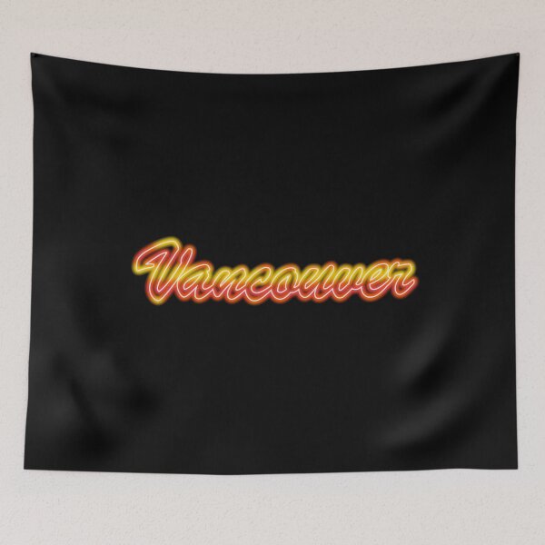 Item preview, Hockey Fan of Vancouver Retro Orange and Yellow in Neon designed and sold by gkillerb.
