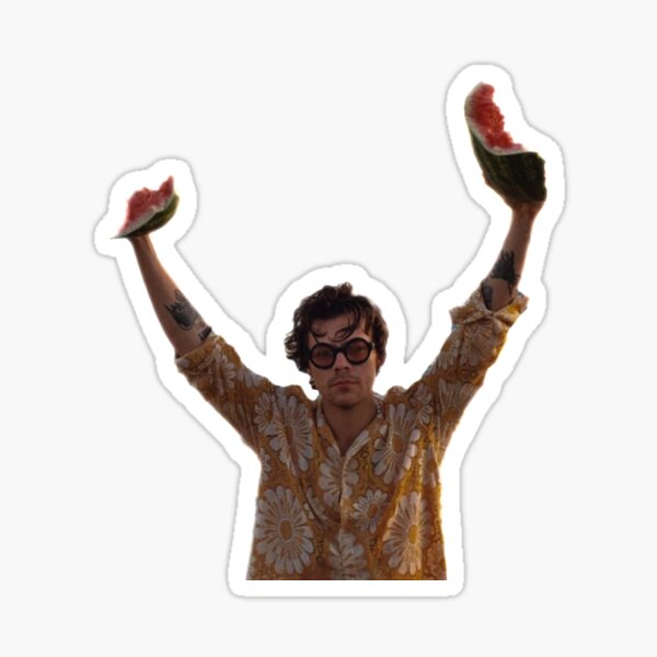 Double Watermelon Harry Sticker