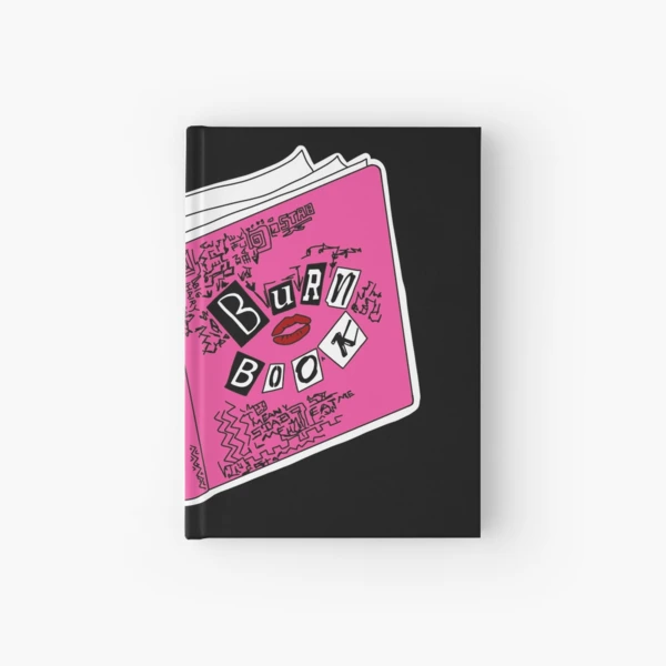 Mean Girls Burn Book, Hardcover Journal, 75 Lined Pages, 8.07x5.71
