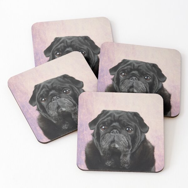 Item preview, Closeup of a Black Pug designed and sold by mlorenz.