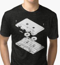 Exploded Cassette Tape Tri-blend T-Shirt