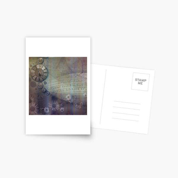 abstraction of time - detail Postcard