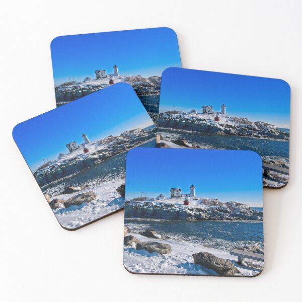 Item preview, Nubble Lighthouse -Winter 4 designed and sold by StevenRalserPhoto.