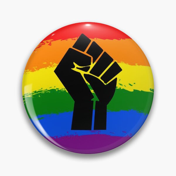 Item preview, Rainbow BLM Fist designed and sold by Erin Vargo.