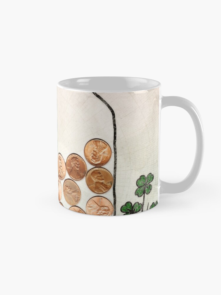 Thumbnail 5 of 6, Coffee Mug, Lucky Pennies designed and sold by jenndalyn.