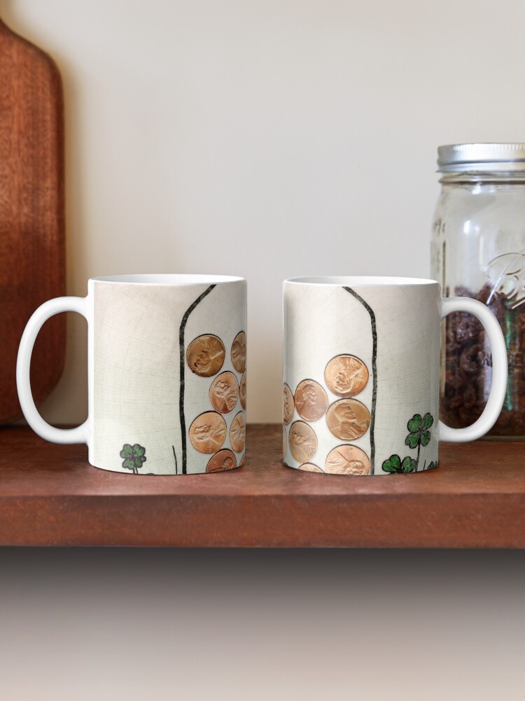 Thumbnail 2 of 6, Coffee Mug, Lucky Pennies designed and sold by jenndalyn.