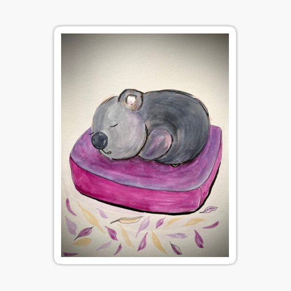 The Weary Wombat Sticker