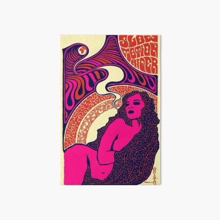 Psychedelic 70s Poster Art Board Print