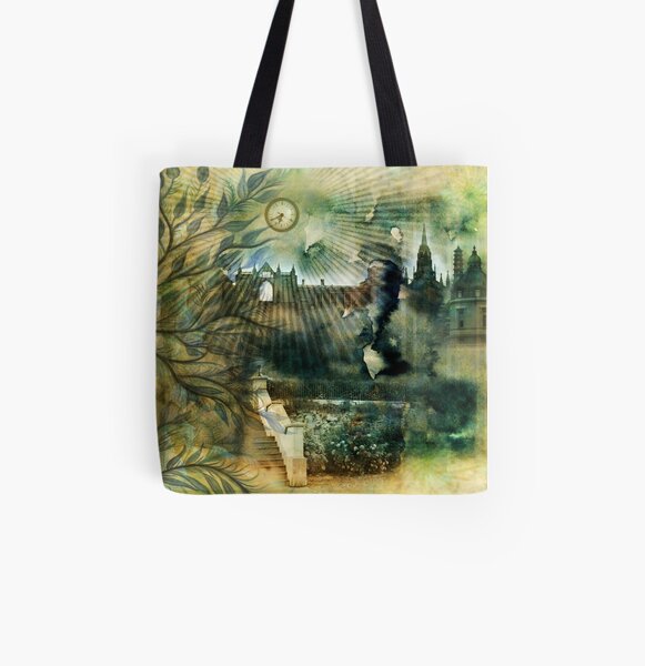 Places in Times All Over Print Tote Bag