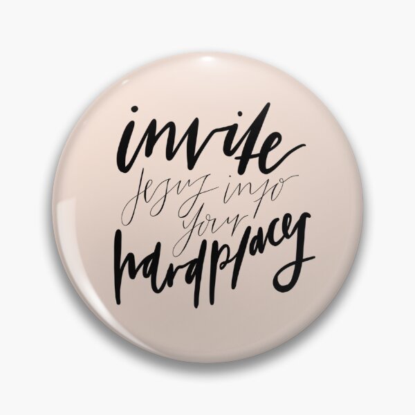 Item preview, Invite Jesus into Your Hard Places | Christian Inspirational Faith | Illustration Calligraphy designed and sold by seaniemendoza.