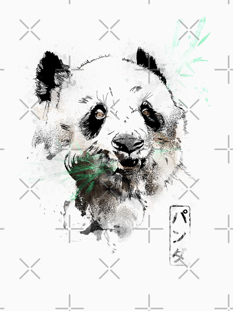Panda Bear Watercolors by DonnieArts