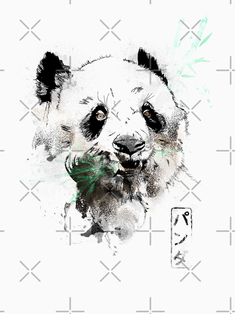 Thumbnail 7 of 7, Essential T-Shirt, Panda Bear Watercolors designed and sold by Donnie Art.