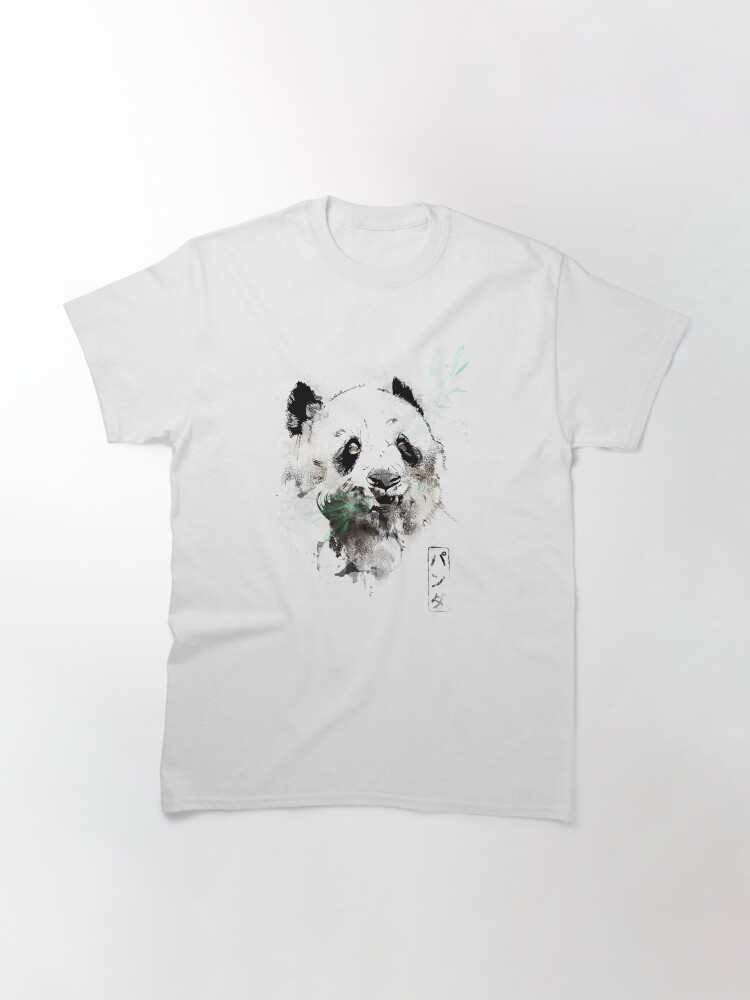 Alternate view of Panda Bear Watercolors Classic T-Shirt