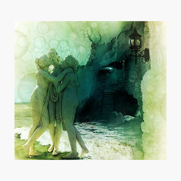 dreams in greens Photographic Print