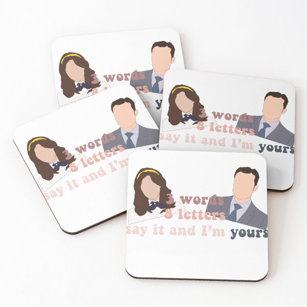 Item preview, 3 words 8 letters say it and I’m yours designed and sold by Designs By Leah & Phoebe.