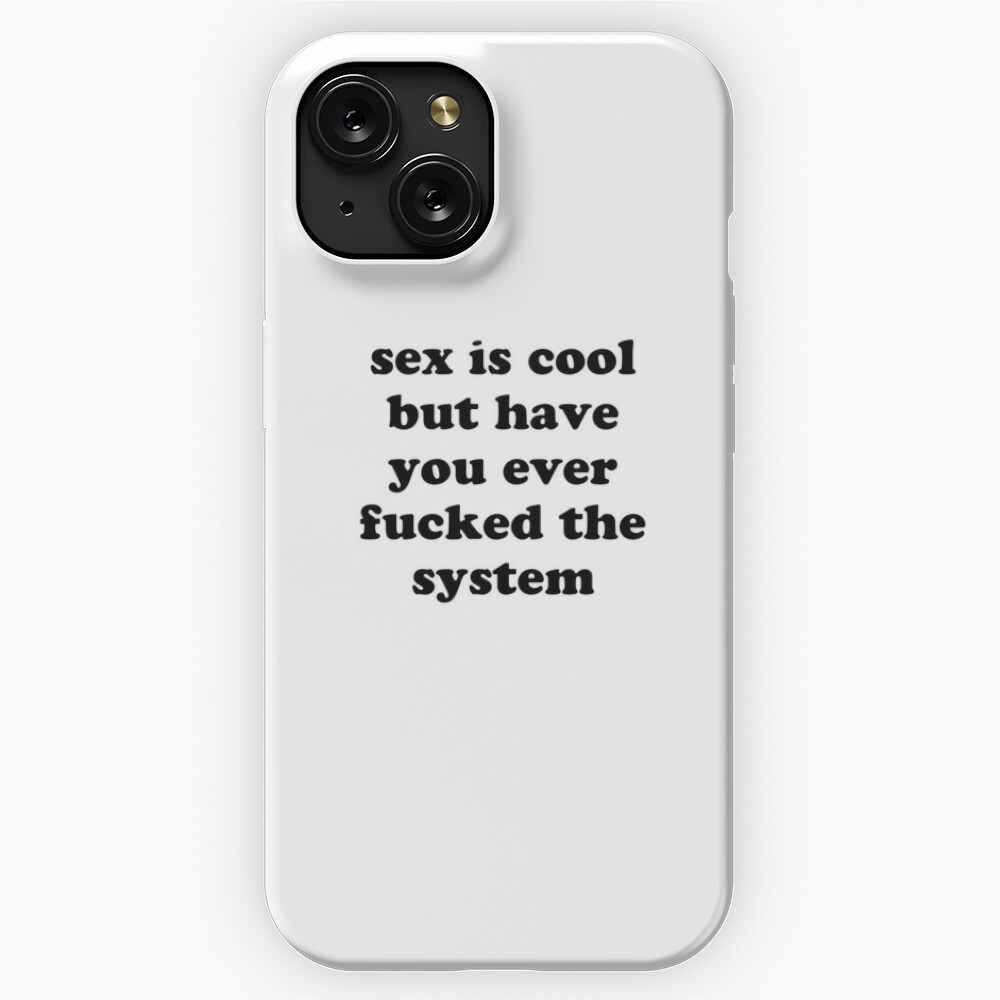 sex is cool but (black text)