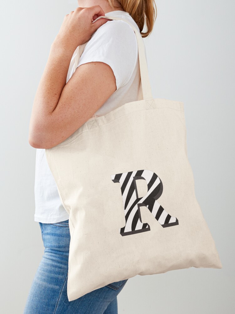 Letter Print Shopper Bag