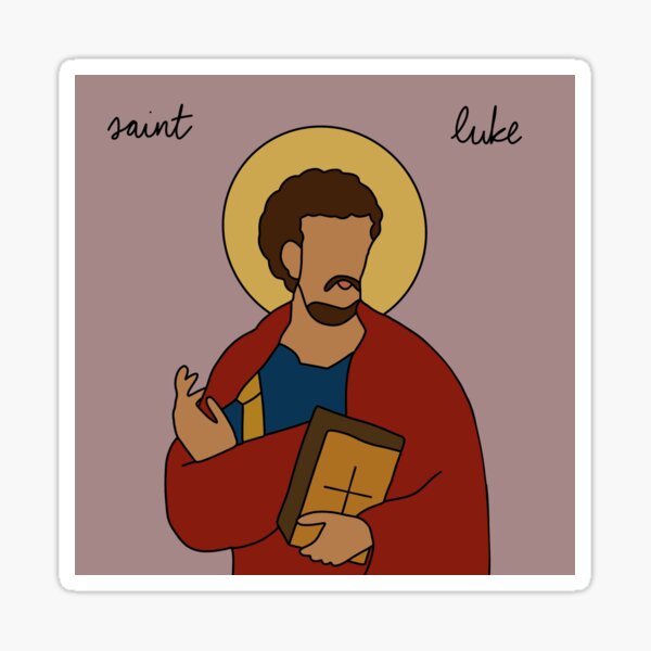Saint Luke Sticker