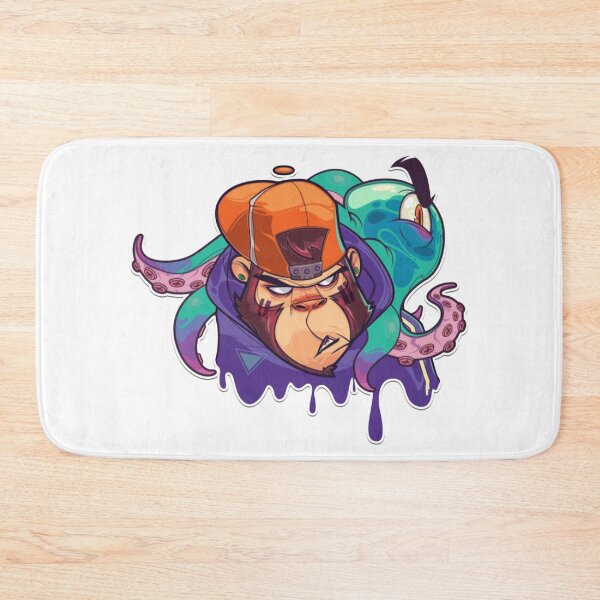 Item preview, gorilla squid graffiti designed and sold by Tijn-W-B.