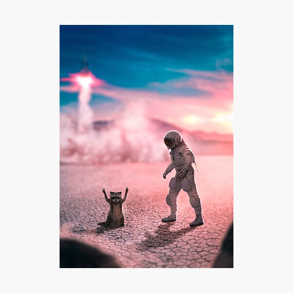 I am an Astro in the Desert Photographic Print