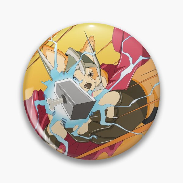 Artikelvorschau, Thorgi - Corgi Gott des Donners Comic Cover entworfen und verkauft von CamexDesigns.
