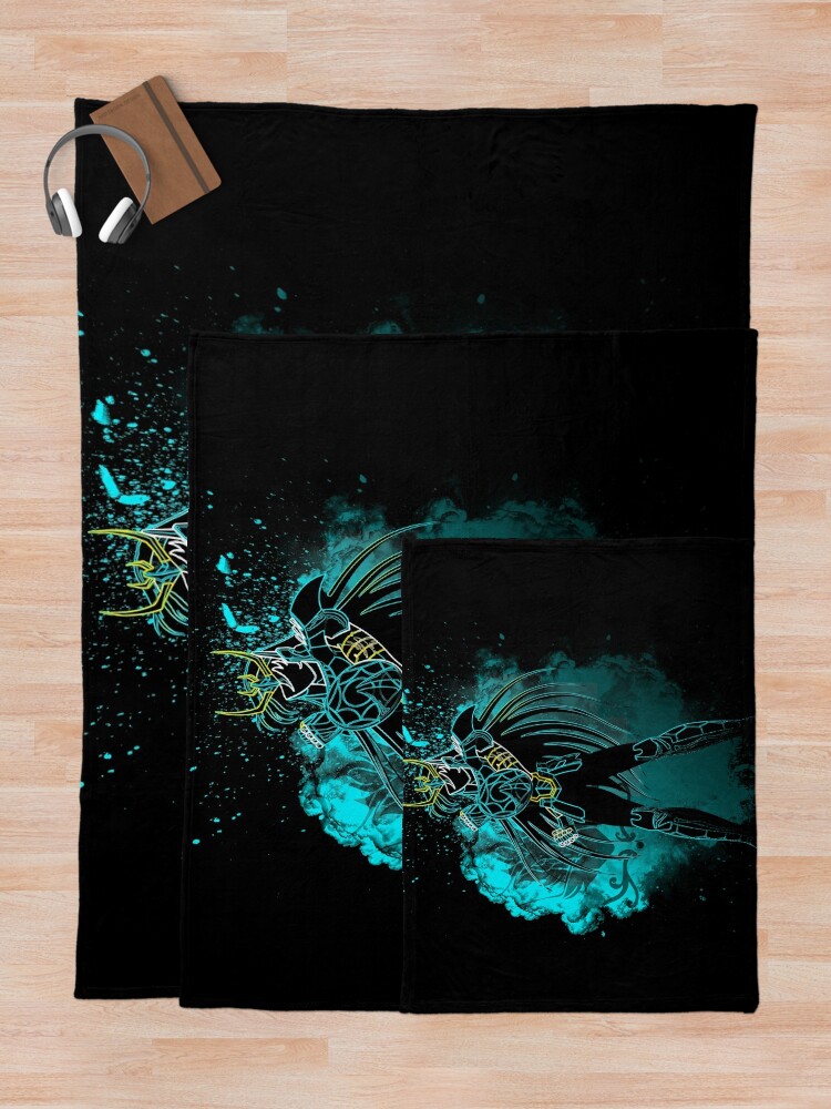 Alternate view of Soul of the Dragon Throw Blanket