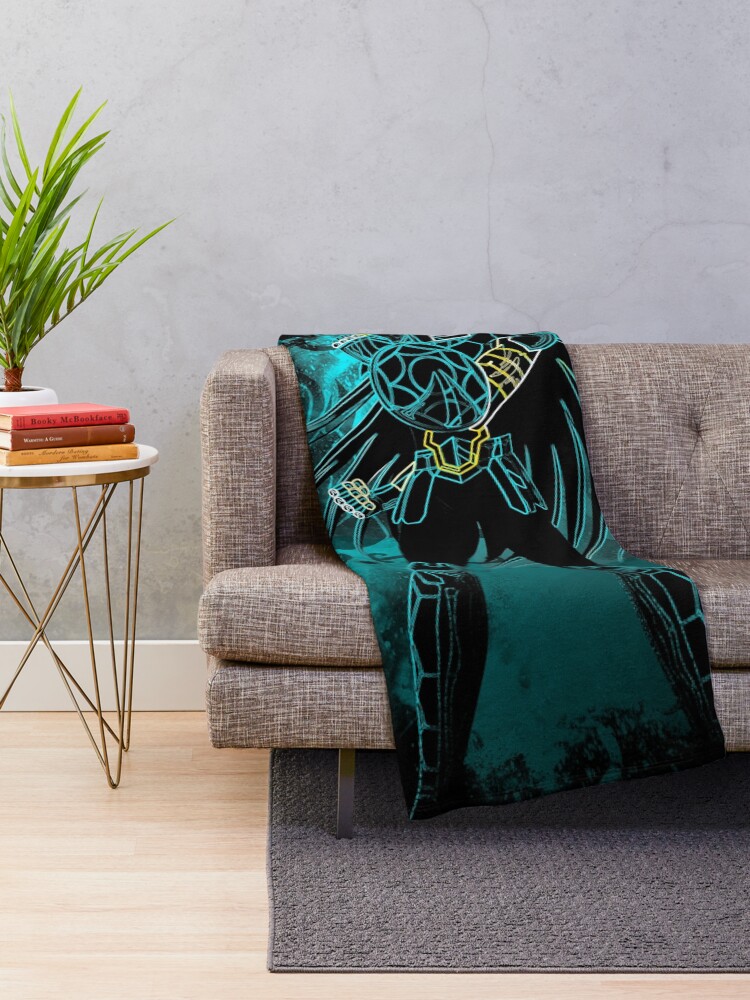 Alternate view of Soul of the Dragon Throw Blanket