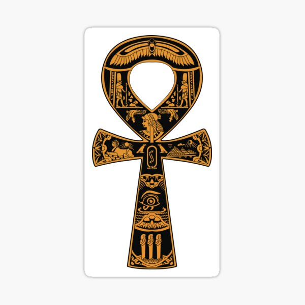 Ankh Detailed Sticker