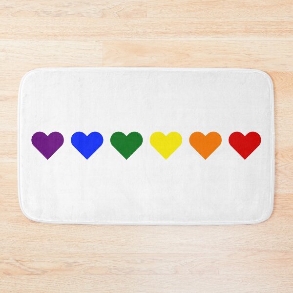 Artikelvorschau, Homosexuell Flagge Herzen entworfen und verkauft von sammi-ts.