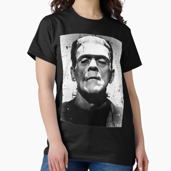 Item preview, Classic Halloween Monster Horror Movie Frankenstein Monster Vintage Horror Movie Poster designed and sold by VintageLion.