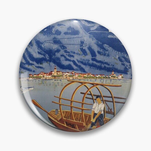Item preview, Cartel de viaje vintage de Serpiano. designed and sold by stickart-marek.