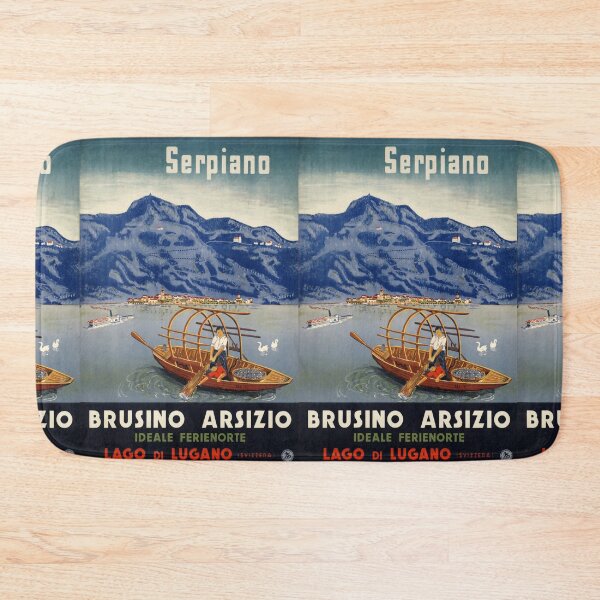 Artikelvorschau, Serpiano vintage travel poster entworfen und verkauft von stickart-marek.