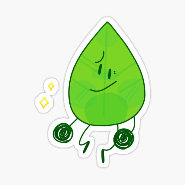 leafy leaf Sticker