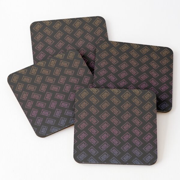 Item preview, Dark Synth Wave Cassette Pattern 2 designed and sold by animinimal.