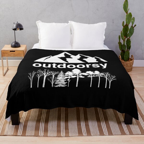 Item preview, Outdoorsy Camping Hiking Mountains  designed and sold by Rustic Valley Studio.